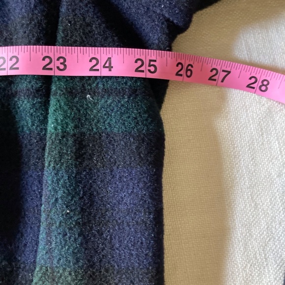 The Gap men glen plaid green navy black wool jacket - Picture 10 of 11